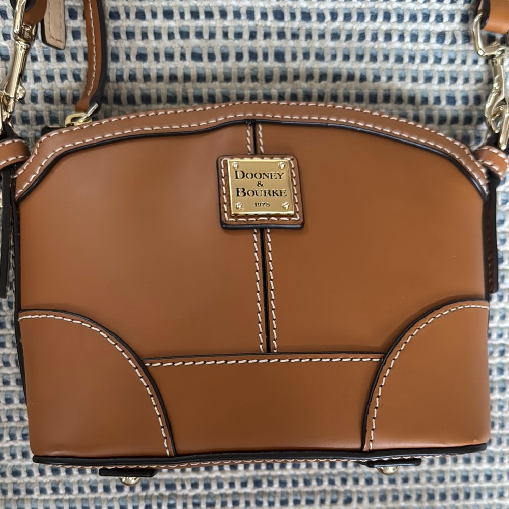 Dooney & Bourke Tan Leather Crossbody Bag